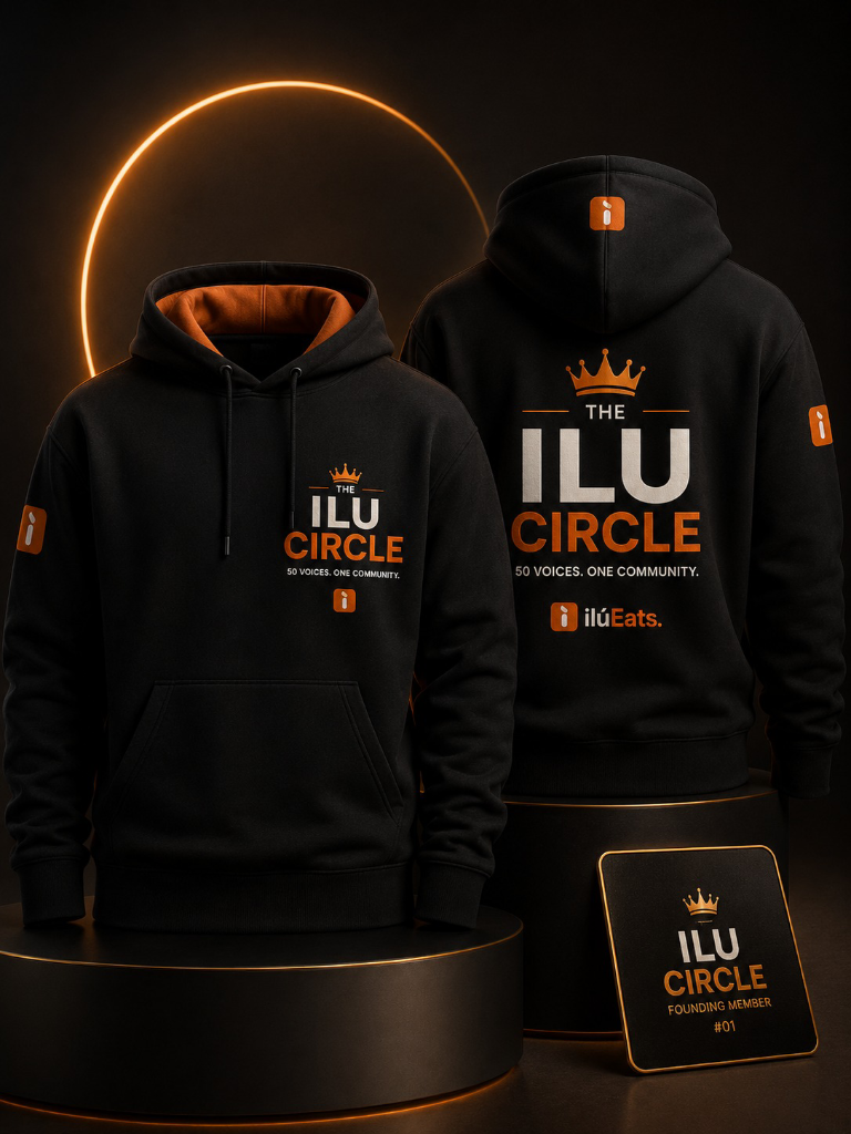 The ilúCircle Official Branded Hoodies and Founding Member Plaque - 50 Voices, One Community
